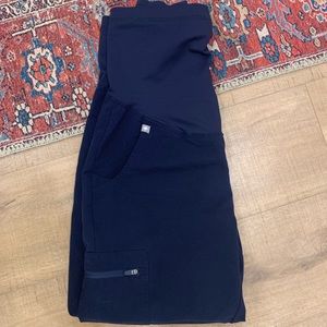 Navy Maternity Zamora Figs